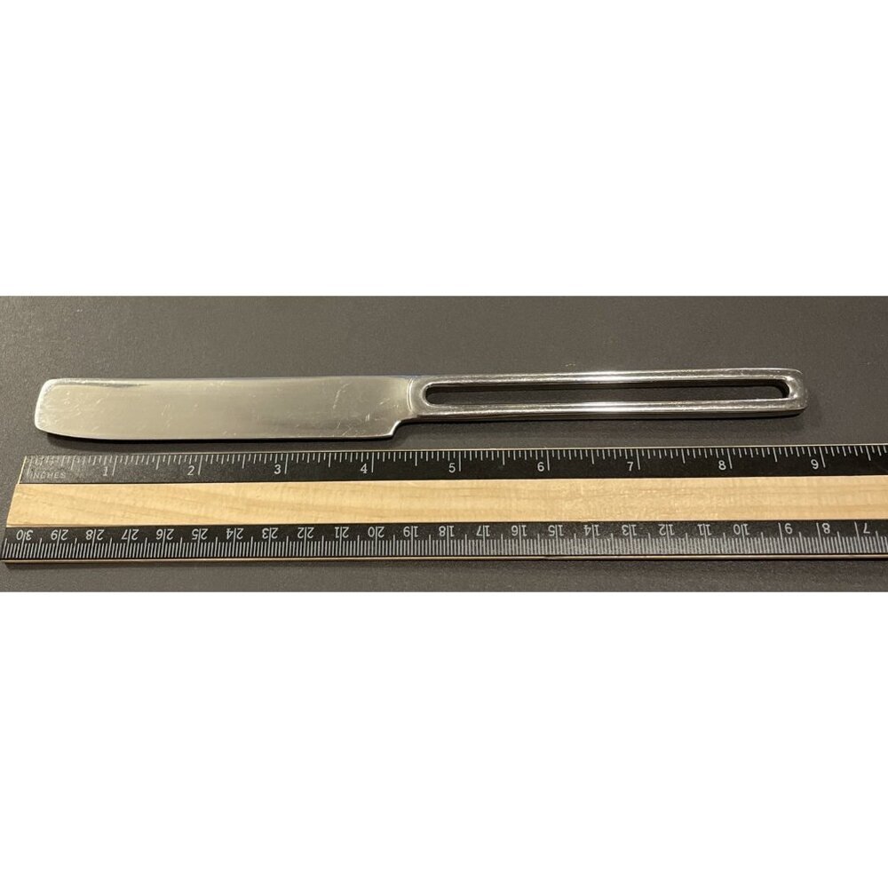 Towle Nordic‎ 18/10 Stainless Blunt Solid Knives Set Of 4 Indonesia Flatware - Picture 3 of 3
